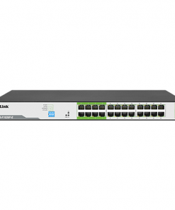 D Link DGS F1026P upto 250 Meter support 24 Port 1000Mbps PoE Switch