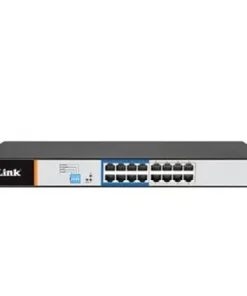 D Link DGS F1210 18PS E 16 port Gigabit Long Range 250m PoE Smart Switch 1
