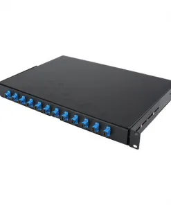 FIBRE PATCH PANEL 12 port SC DupLex Sliding type Without Rail Unloaded 1Ub