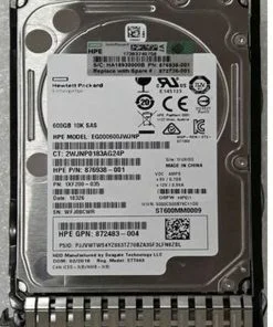 HPE 600GB SAS 10K SFF SC MV HDD
