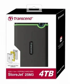 Transcend External HDD 4TB Iron Grey TS4TSJ25M3Sb