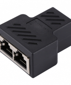 VENTION 1 TO 2 RJ45 SPLITTER ADAPTER BLACKb