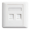 VENTION 2 PORT WALL FACEPLATE WHITE 86 TYPE