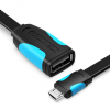 VENTION USB 3.1GEN 1 C MALE TO A FEMALE OTG CABLE 0.15M BLACK PVC TYPEbb