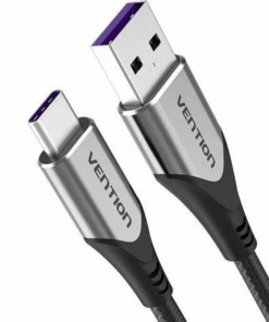 VENTION USB C TO USB 2.0 A CABLE 1M GRAY ALUMINUM ALLOY TYPE2