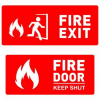 Fire Exit Signs and Labels