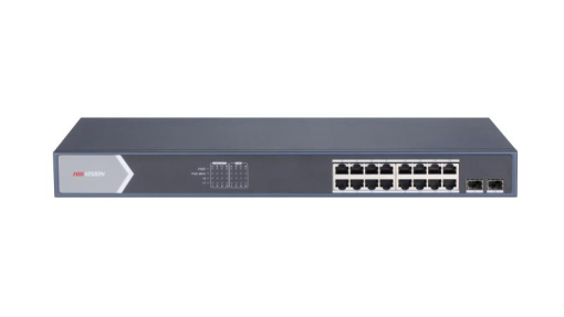 Hikvision DS 3E0518P EM 16 Port Gigabit Unmanaged PoE Switch