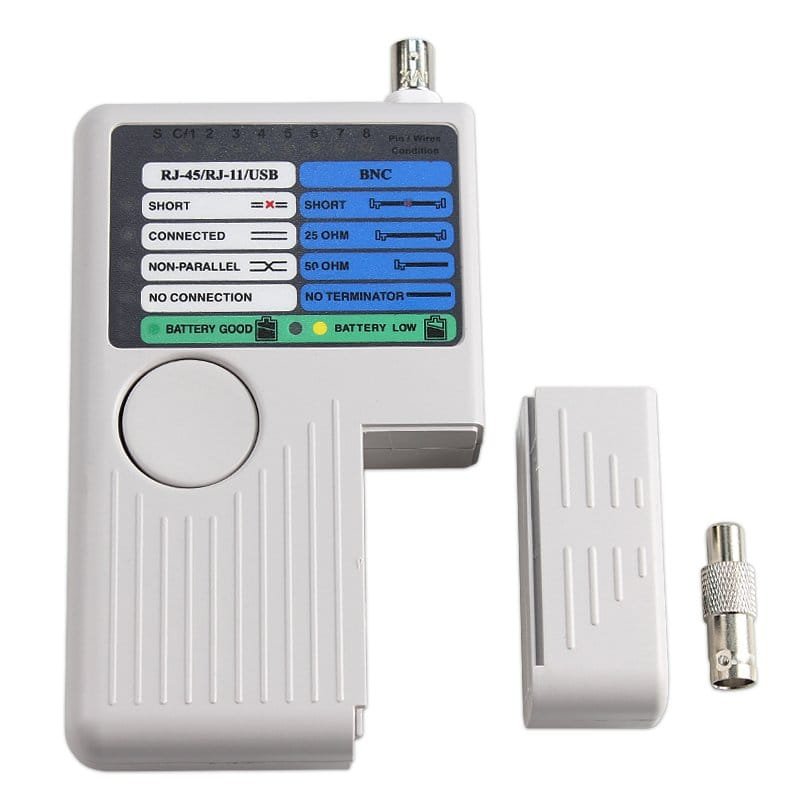 thumbnail image 2 of Mcbazel Network Cable Tester For RJ11/RJ45 – Ethernet & Phone Line 2 of 14