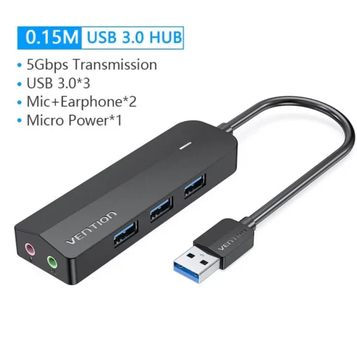 Vention 3 Port USB 3.0 Hub