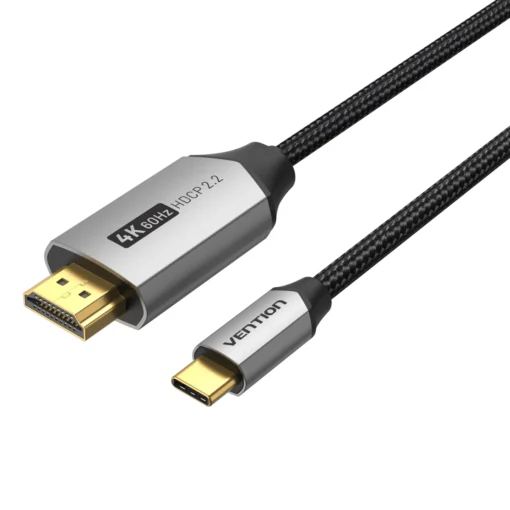 Vention Cotton Braided USB C to HDMI Cable