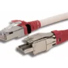 Siemon TERA 4PR TO MC6, Cat7 ,SHLD,1M Patch Cord