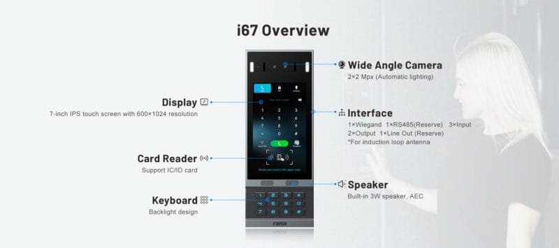 Fanvil i67 Face Recognition Door Phone