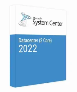 System Center 2022 Standard – 2 Core License Pack 1 Year